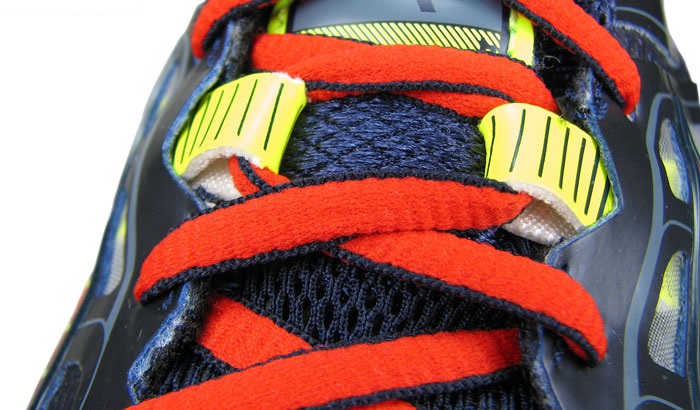 Ремешки образуют эластичные петли для шнурков. Шнурками можно подгонять обувь под стопу.